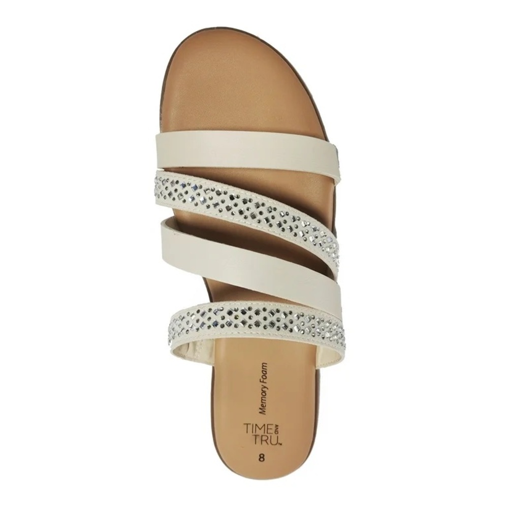 Time and Tru Women's Asymmetric Strappy Sandals